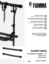 Fiamma 02096-26 Carry Bike Kit Bars DJ Transit Manuale utente