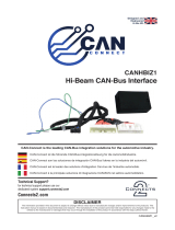 CAN CONNECT CANHBIZ1 Hi-Beam CAN-Bus Interface Manuale del proprietario