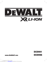 DeWalt DCD991 Cordless Brushless Drill Driver Istruzioni per l'uso