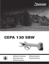 Garland CEPA 130 SBW Battery Pruning Shears Manuale utente