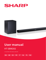 Sharp HT-SBW202 2.1 Soundbar Manuale utente