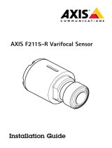 Axis F2115-R Varifocal Sensor Guida d'installazione