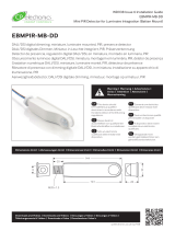 CP Electronics EBMPIR-MB-DD Mini PIR Detector for Luminaire Integration Guida d'installazione