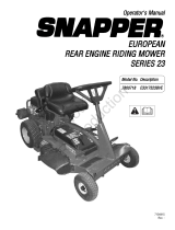 Simplicity MANUAL, OPS, SNAPPER EURO RER MODEL E3317523BVE Manuale utente