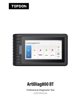 Topdon ArtiDiag800 BT Professional Diagnostic Tool Manuale utente