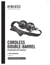 HoMedics SP-180J-EU2 Cordless Double-Barrel Rechargeable Body Massager Manuale utente