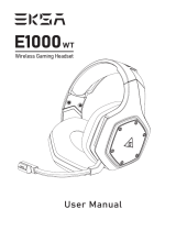EKSA E1000 WT Wireless Gaming Headset Manuale utente