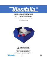 Westfalia Nass-Schleifer WNS45 Istruzioni per l'uso