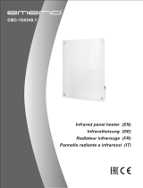 Emerio CBC-124348.1 Infrared Panel Heater Manuale utente