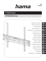 Hama 00118104 TV Wall Bracket Manuale utente