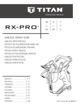 Titan RX-Pro Airless Spray Gun Istruzioni per l'uso