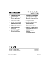 EINHELL TE-CD 18 Li BL Cordless Drill-Screwdriver Manuale utente