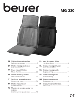 Beurer MG 330 Shiatsu Massage Seat Cover Manuale utente