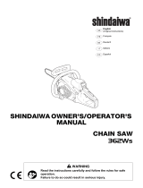 Shindaiwa 362WS Manuale utente