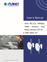 Planet WBS-900AC-KIT Manuale utente