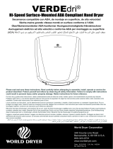 World Dryer Q-974A2 Guida d'installazione
