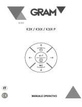 Gram K3X / K3iX / K3iX-P / MK3 / MK3-P (2019) Manuale del proprietario