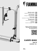 Fiamma 200 D 2023 Carry Bike Istruzioni per l'uso