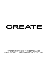Create THERA STYLANCE PRO Automatic Espresso Coffee Machine Istruzioni per l'uso