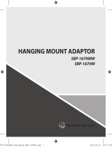 Hanwha Techwin SBP-167HM Hanging Mount Adaptor Manuale utente