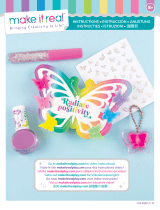 make it real 2326 Butterfly Cosmetic Set Istruzioni per l'uso
