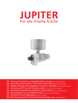 Jupiter Grain Mill Attachment Steel Cone Grinder Manuale utente