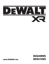 DeWalt DCG409VSNT Manuale utente