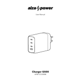 alza power APW-CCG500B Charger G500 Fast Charger Manuale utente