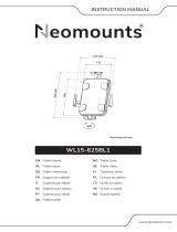 Neomounts WL15-625BL1 Tablet PC Wall Bracket Manuale utente