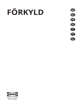 IKEA FÖRKYLD Fridge Manuale utente