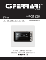 G3FERRARi G10153 ROSTO 45 Electric Oven Manuale utente