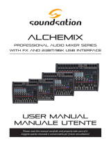 soundsation ALCHEMIX 602UFX Manuale utente