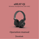 KREAFUNK aBEAT Qi Wireless Headphone Manuale utente