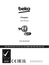 Beko CHG 81442 BX Food Chopper Manuale utente