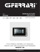 G3FERRARi G10154 ROSTO 58 Electric oven Manuale utente
