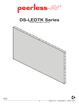 PEERLESS-AV DS-LEDTK Series SEAMLESS Universal Trim Kit Guida d'installazione