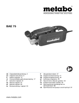Metabo BAE 75 Belt Sander Manuale utente
