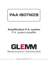 GLEMM PAA 180TMZB Manuale del proprietario