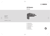 Bosch BRC3600 LED Remote Control Unit Manuale utente