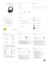 Avantree BTHS-AS90P-ENC Aria Pro 2 Bluetooth Headphones Guida utente