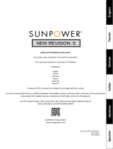 SunPower SPR-E Series Semi Flexible Solar Panel PV Modules Manuale utente