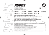 Rupes LE71TE Mini Orbital-Random Orbital Sanders Manuale utente