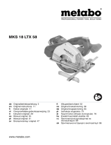 Metabo MKS 18 LTX 58 Istruzioni per l'uso