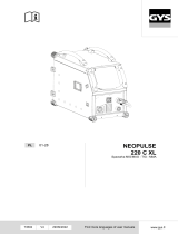 GYS NEOPULSE 220 C XL Manuale del proprietario
