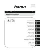 Hama 00040072 Universal Remote Control Manuale utente
