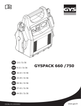 GYS PACK 660 Starter and Power Supply Manuale utente