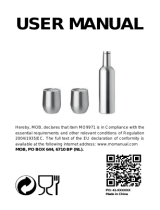 MOB MO9971 Double Walled Bottle and Mug Set Manuale utente