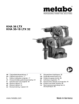 Metabo KHA 36-18 LTX 32 Istruzioni per l'uso