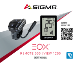 Sigma R500T EOX Remote 500 Smart Control Center Manuale utente