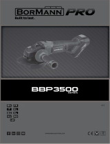 BORMANN PRO BBP3500 Cordless Angle Grinder 20v Manuale utente